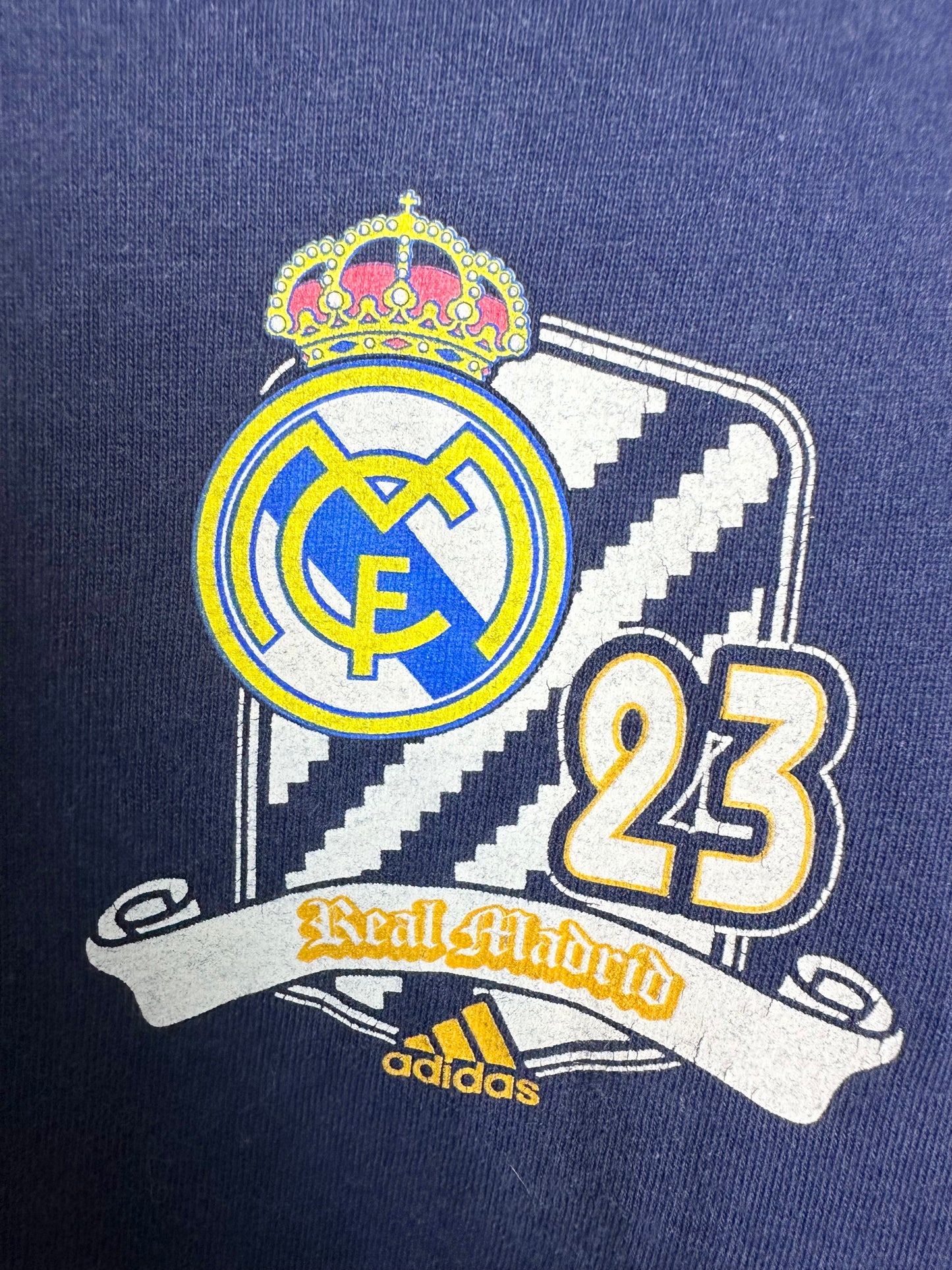Real Madrid Adidas Vintage 00s Beckham T-shirt