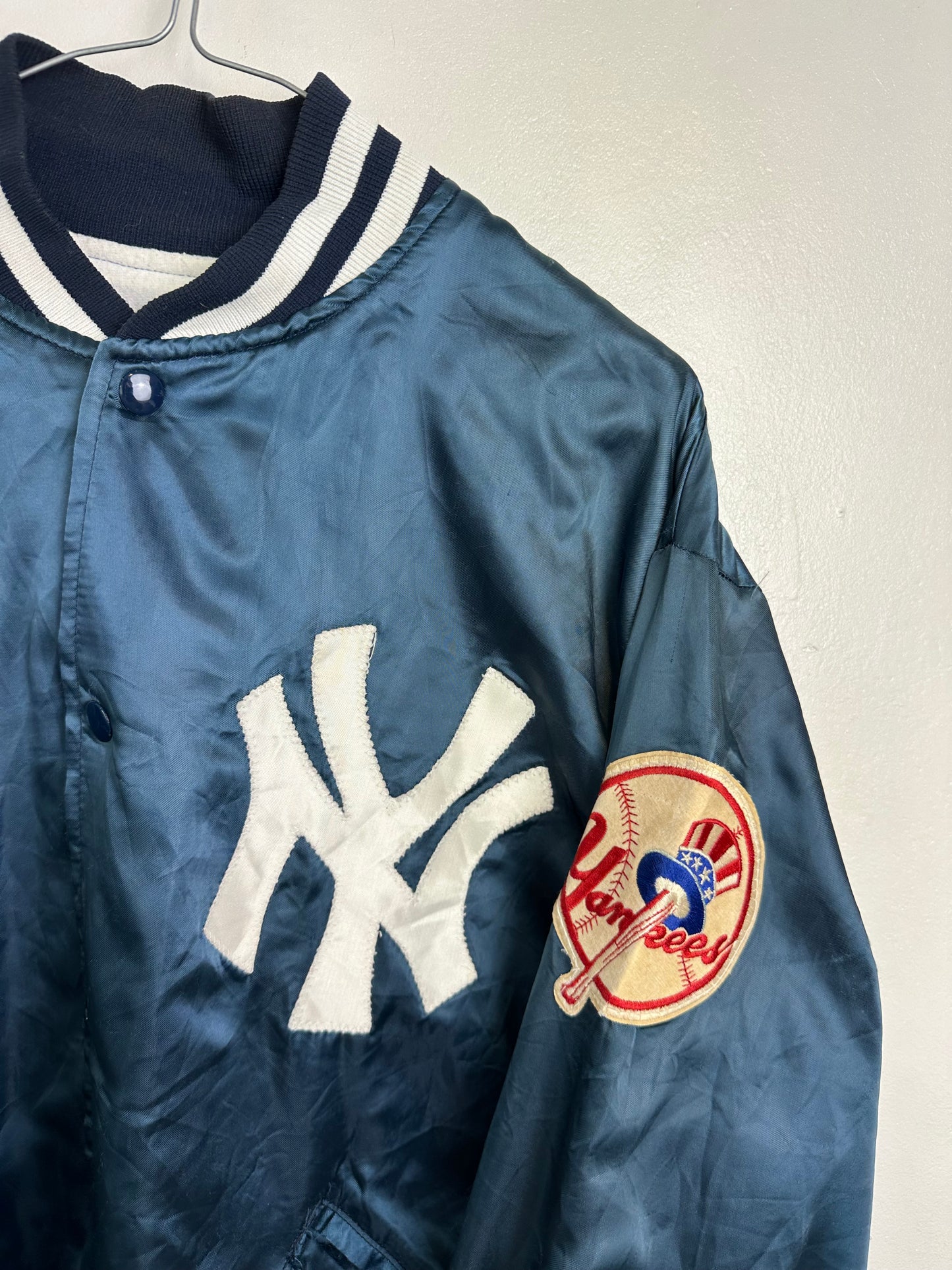 New York Yankees 80s/90s MLB Vintage Satin Baseball Jacket