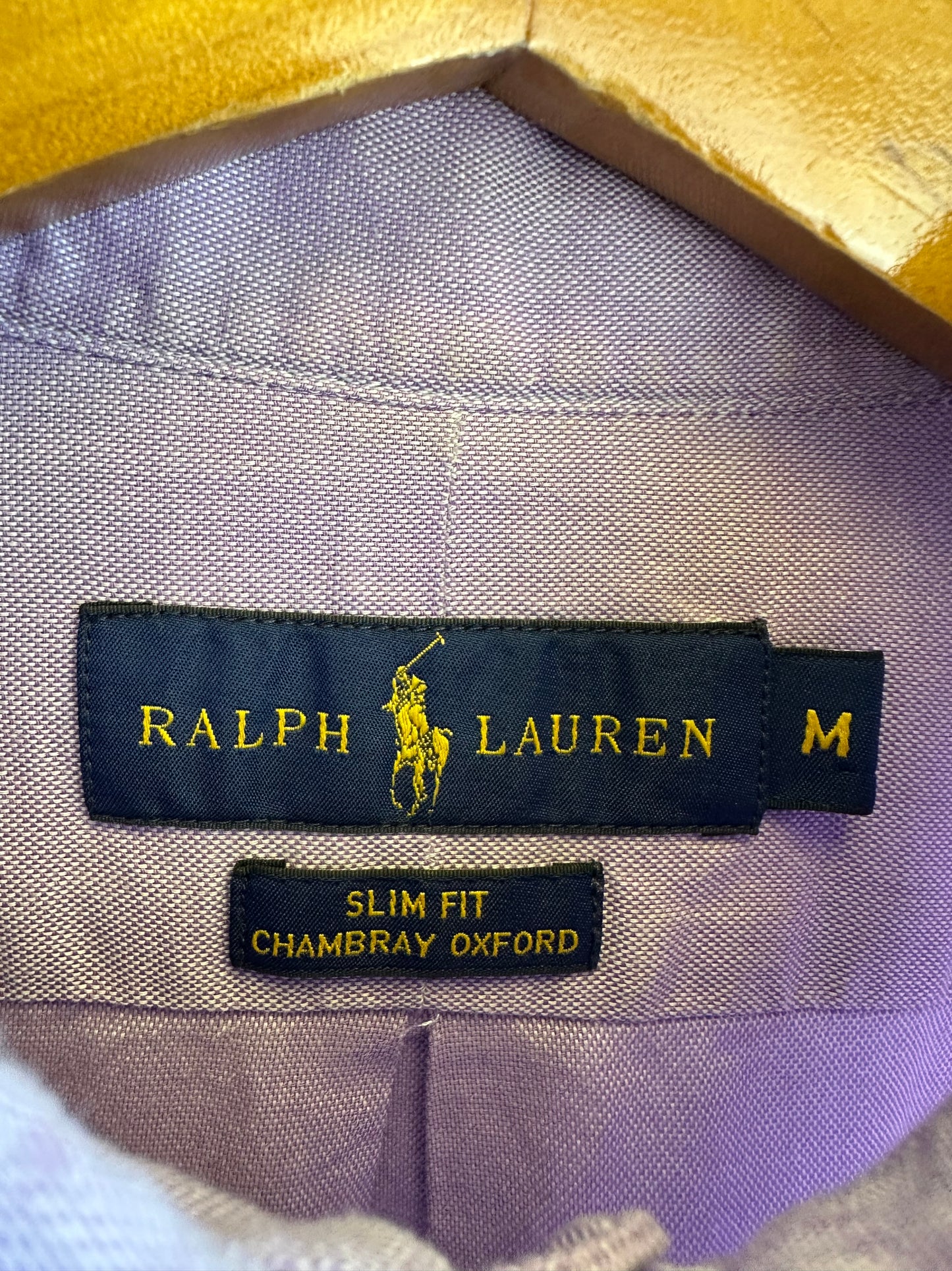 Ralph Lauren Vintage Cotton Purple Button Down Cotton Shirt