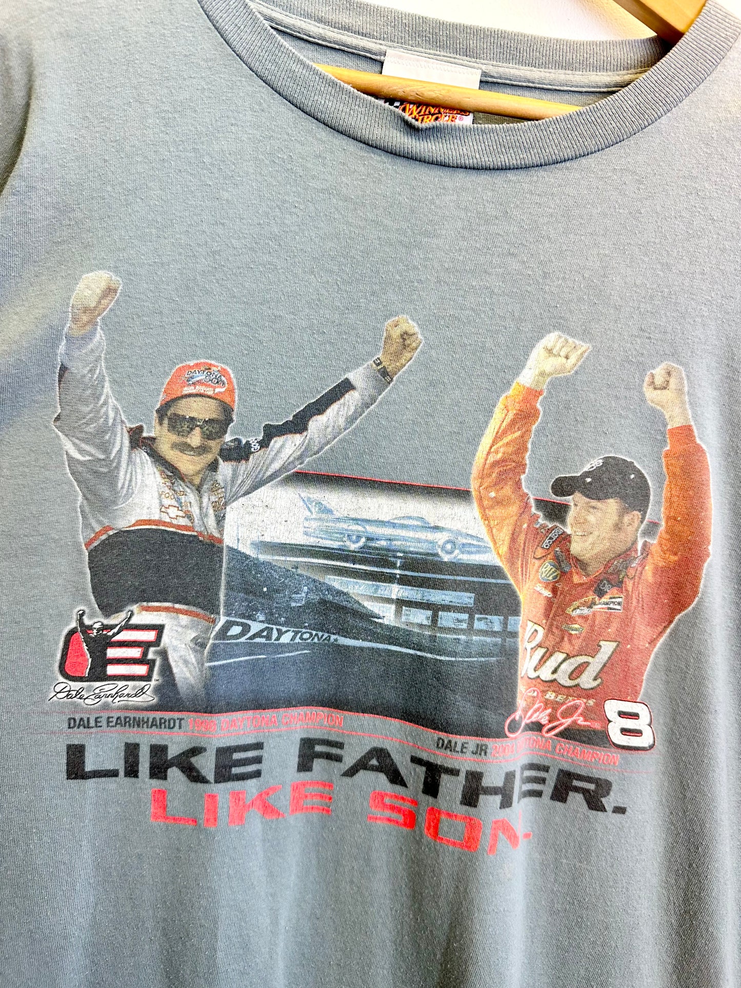 Nascar Vintage Y2K Daytona Dale Earnhardt Long Sleeved Graphic T-shirt