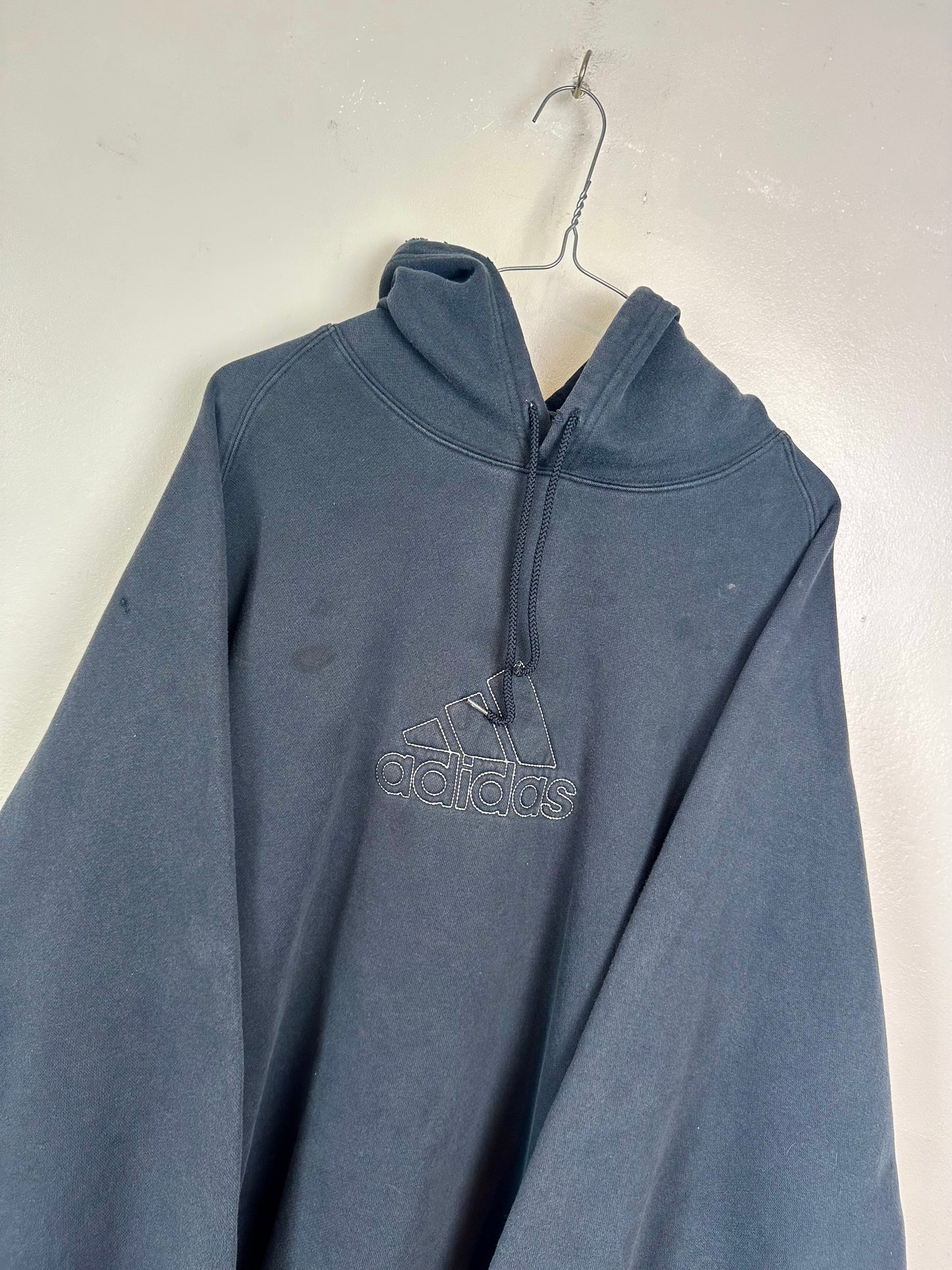 Adidas 90s Spellout Embroidered Premium Hoodie