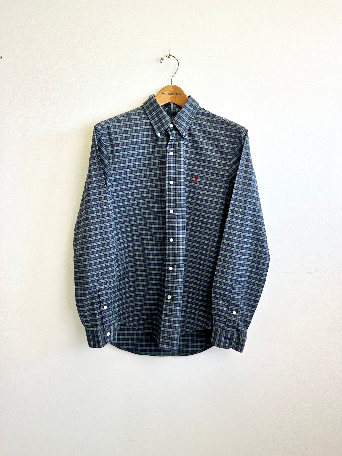 Ralph Lauren Check Cotton Vintage Green Red Men’s Shirt