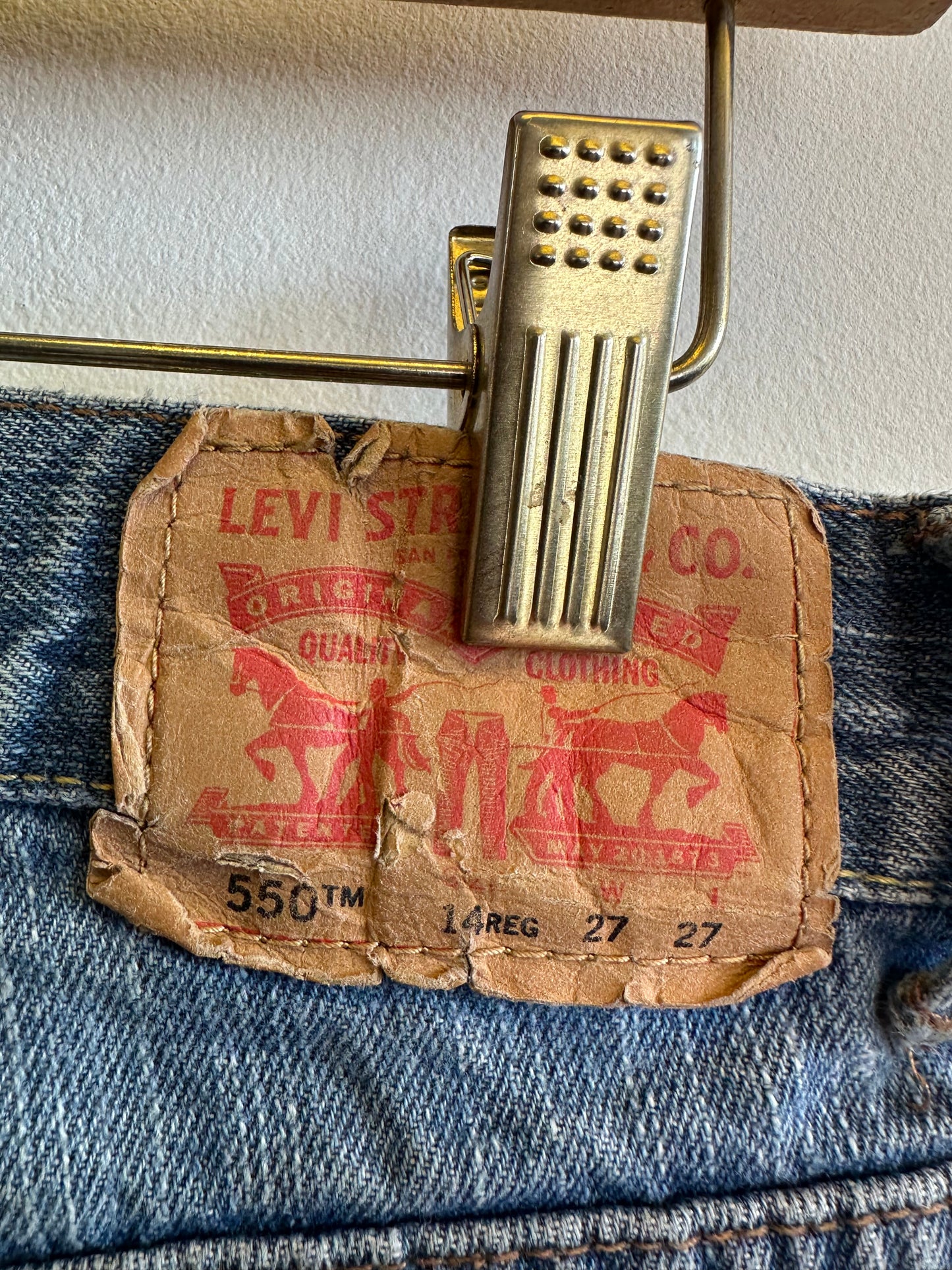 Levi’s Vintage 550 Relaxed Fit Women’s Blue Denim Jeans