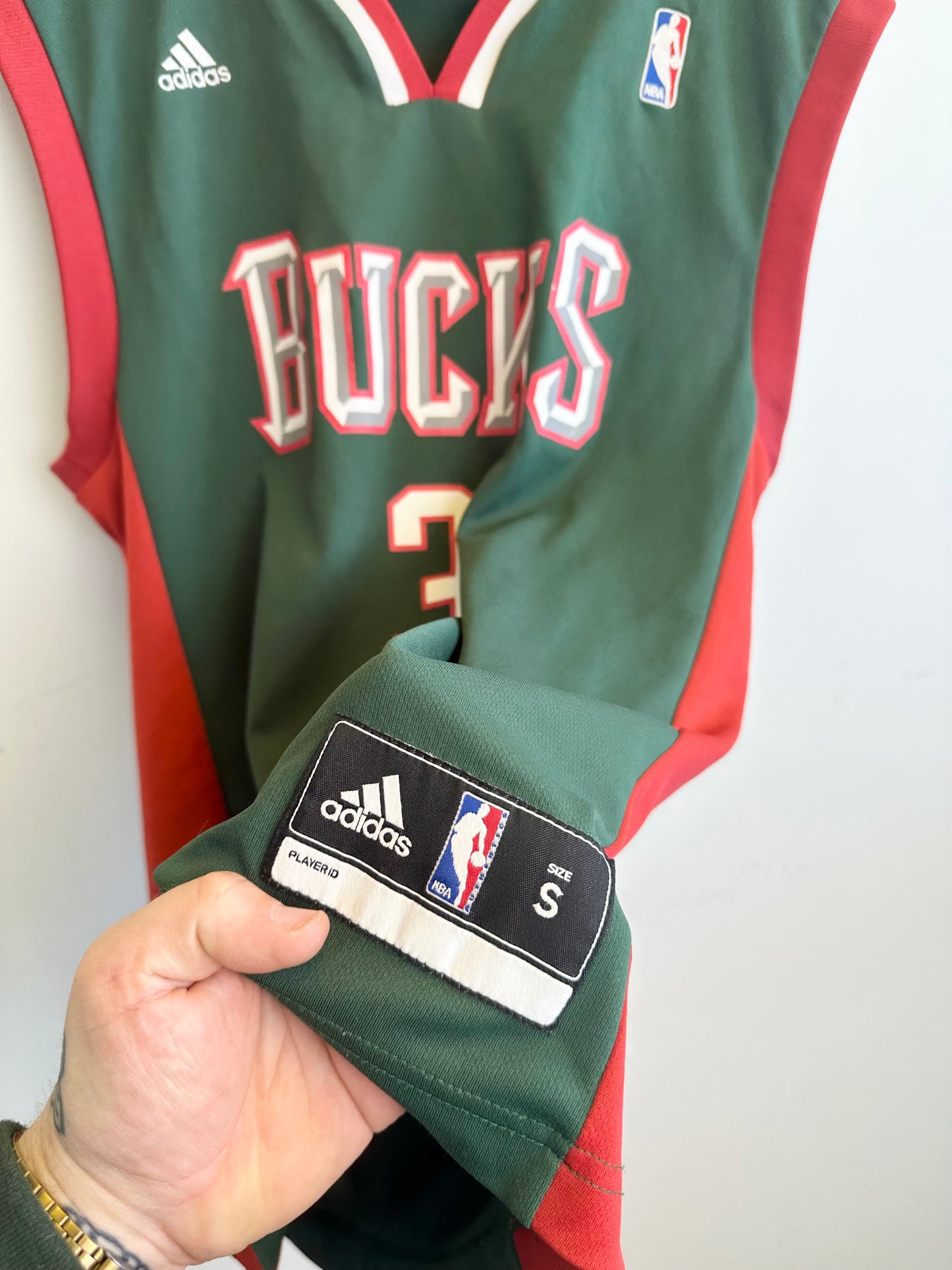 Milwaukee Bucks NBA Adidas Jennings Basketball Jersey