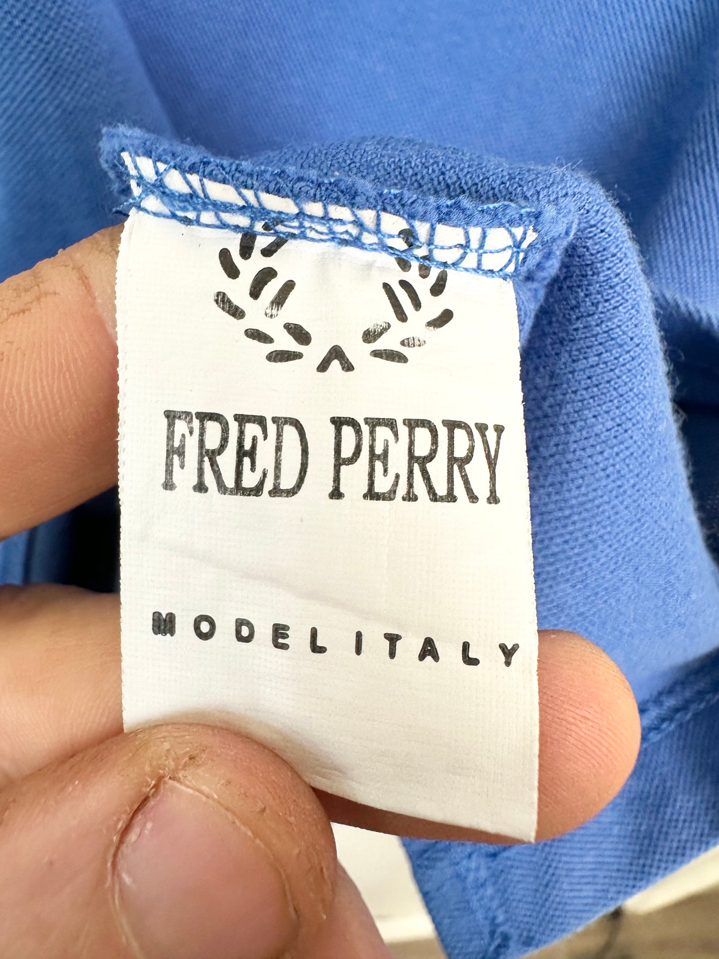 Fred Perry 90s Vintage Blue Polo Shirt