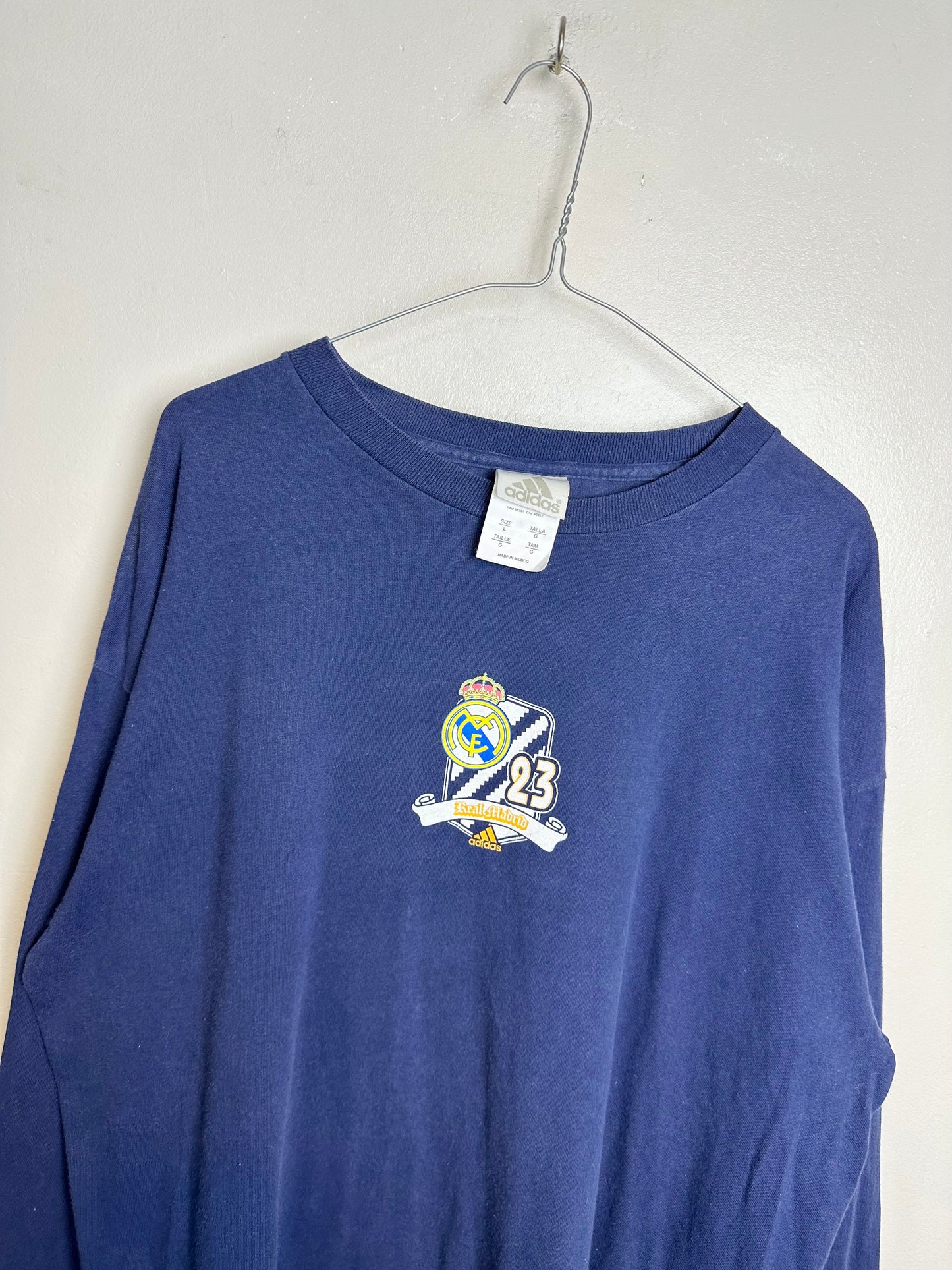 Real Madrid Adidas Vintage 00s Beckham T-shirt