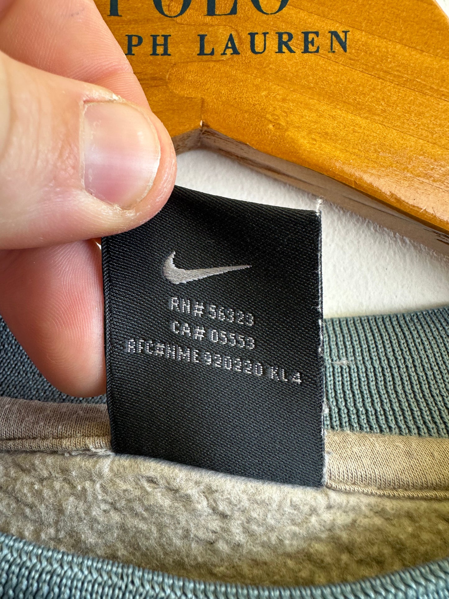 Nike Track 365 Vintage Rare Embroidered Panelled Y2K Boxy Sweatshirt