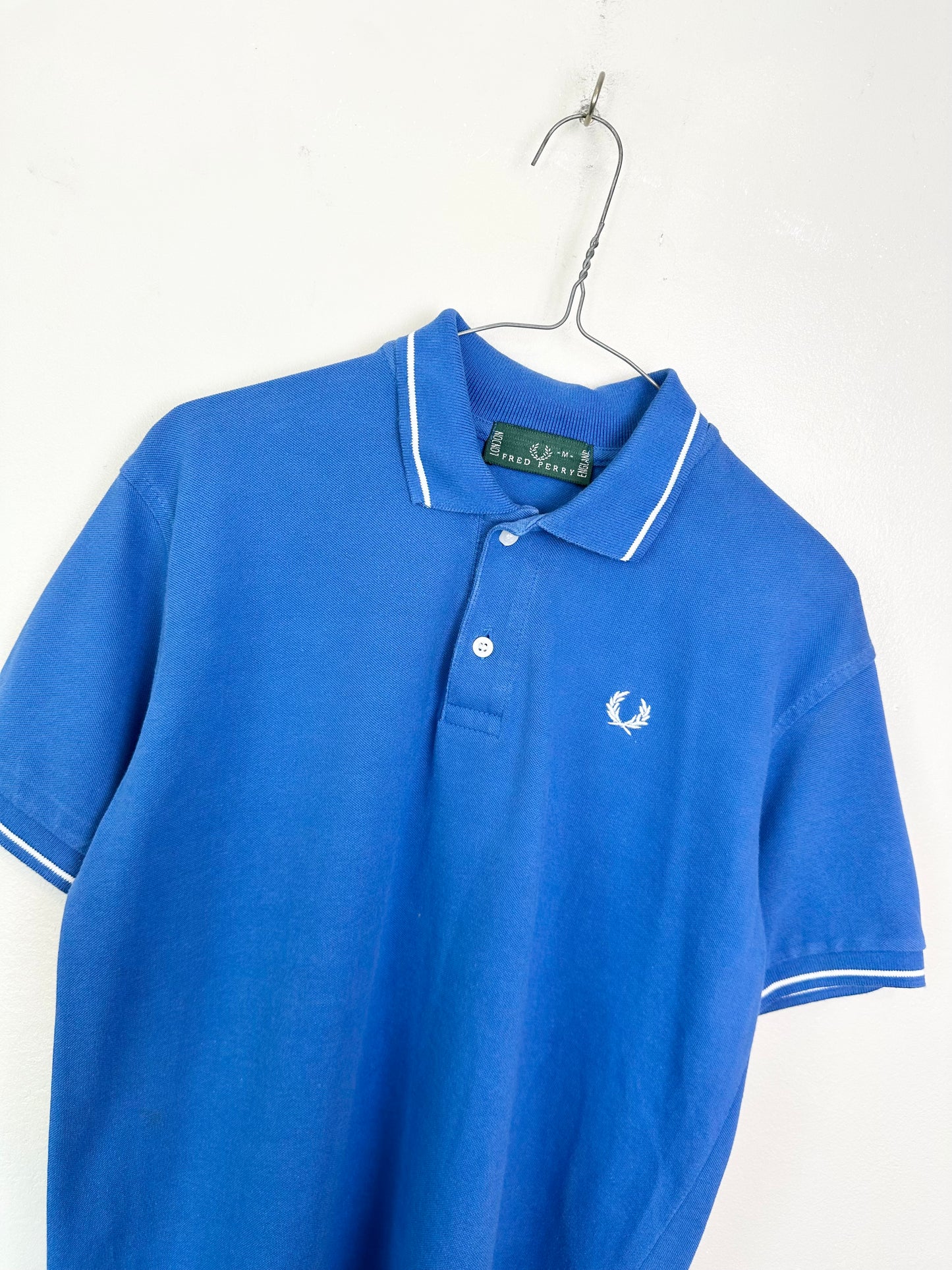 Fred Perry 90s Vintage Blue Polo Shirt