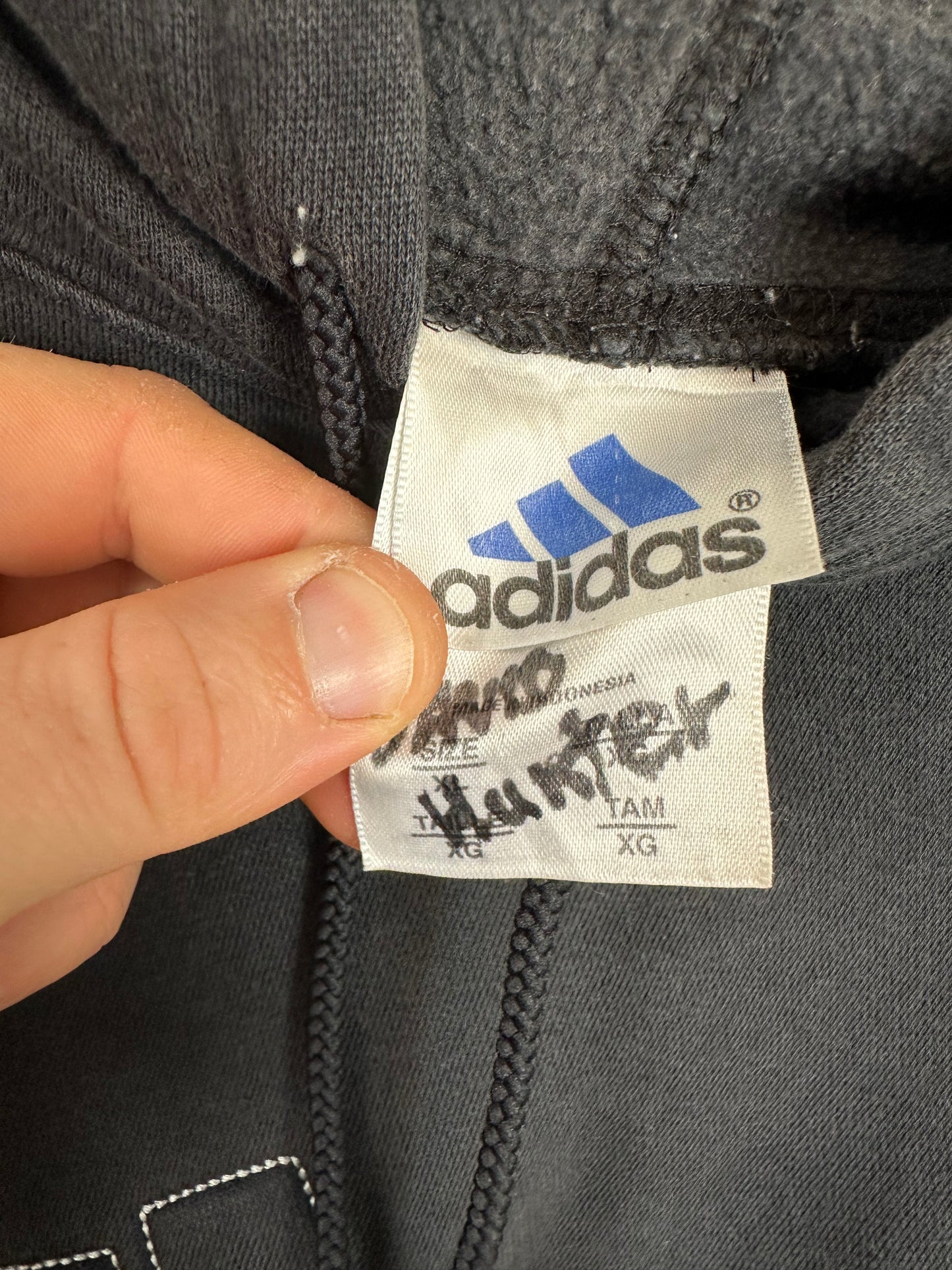 Adidas 90s Spellout Embroidered Premium Hoodie