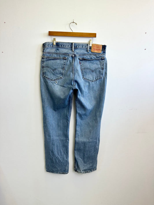Levi’s Vintage 516 Straight Fit Blue Denim Men’s Jeans
