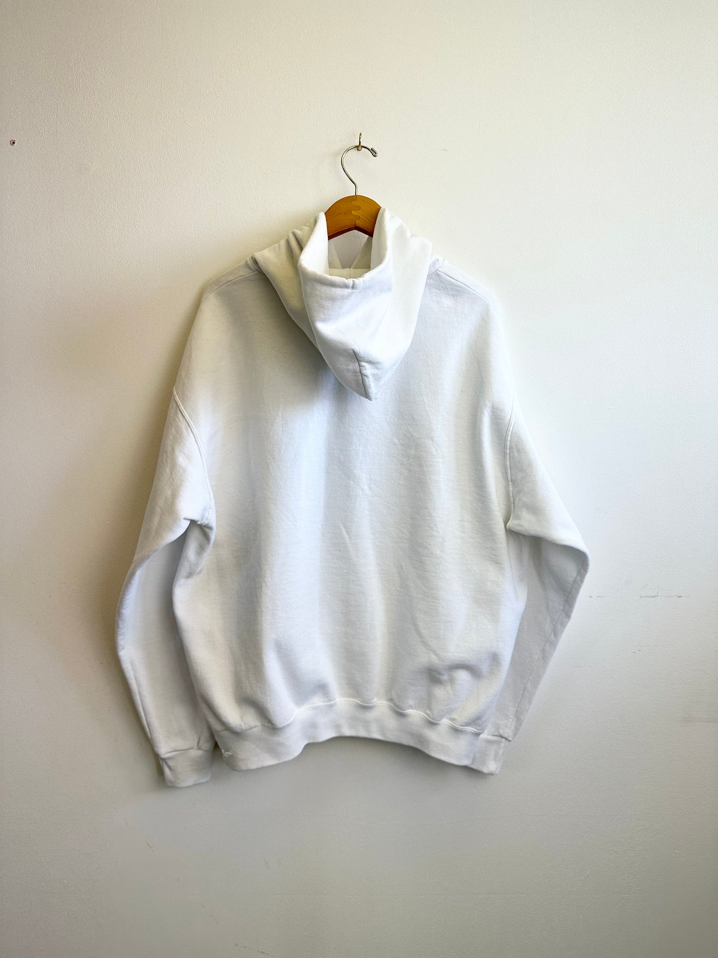 Penn State USA College Champion Vintage Boxy White Cotton Hoodie
