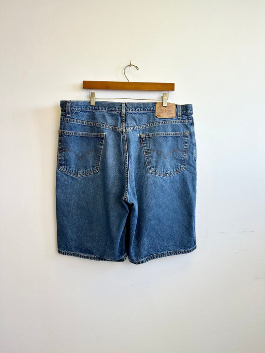 Levi’s 550 Vintage Relaxed Fit Blue Denim Jean Shorts Jorts