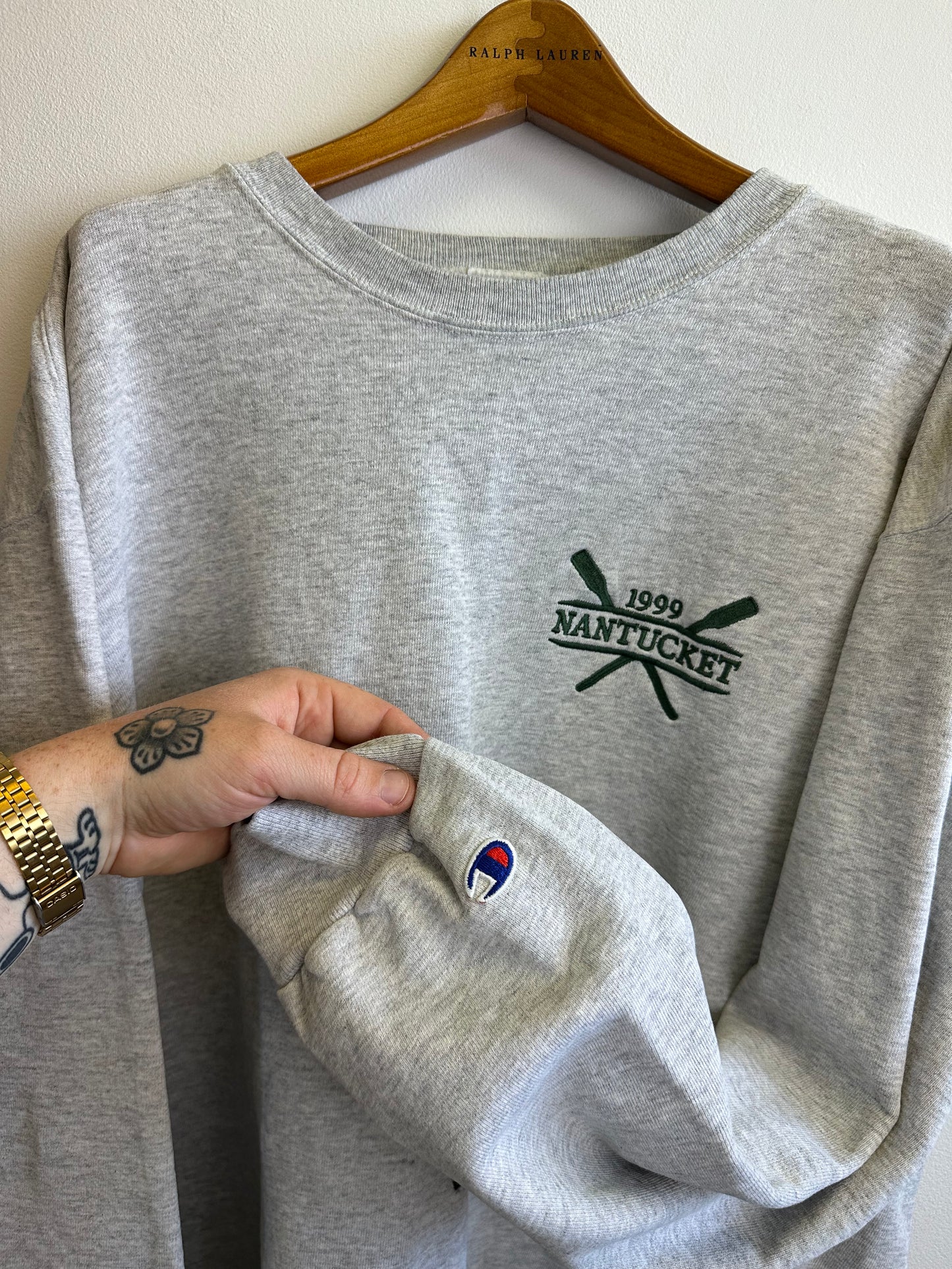 Champion Nantucket Rowing Club 1999 Boxy Sweatshirt