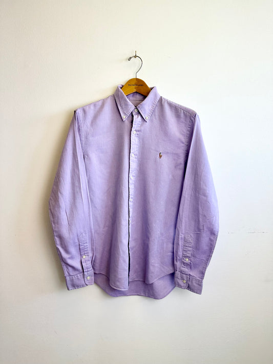 Ralph Lauren Vintage Cotton Purple Button Down Cotton Shirt