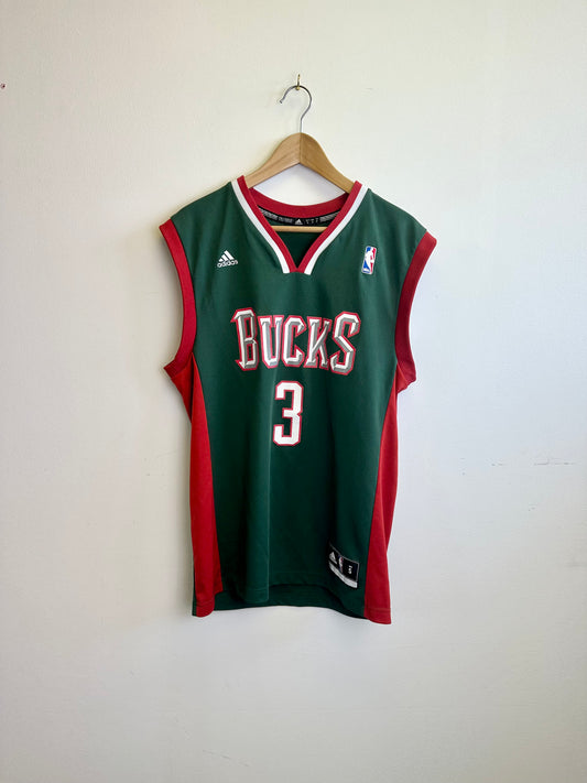 Milwaukee Bucks NBA Adidas Jennings Basketball Jersey