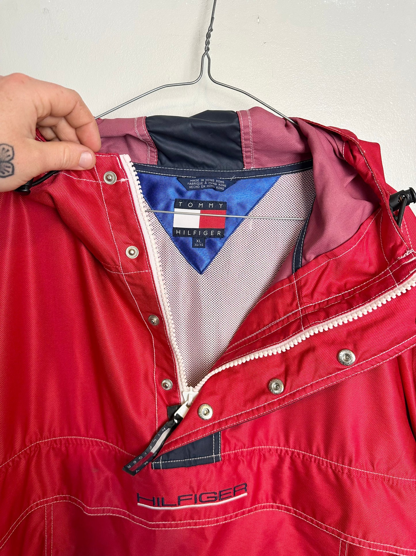 Tommy Hilfiger 90s Vintage Cagoule Windbreaker Jacket