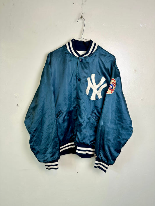 New York Yankees 80s/90s MLB Vintage Satin Baseball Jacket
